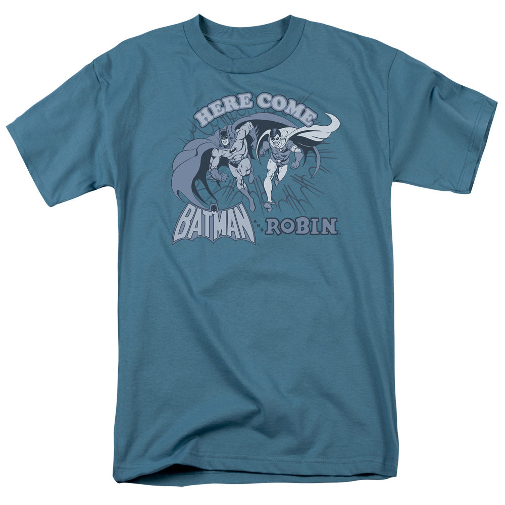 Batman Here Come Batman And Robin T-Shirt