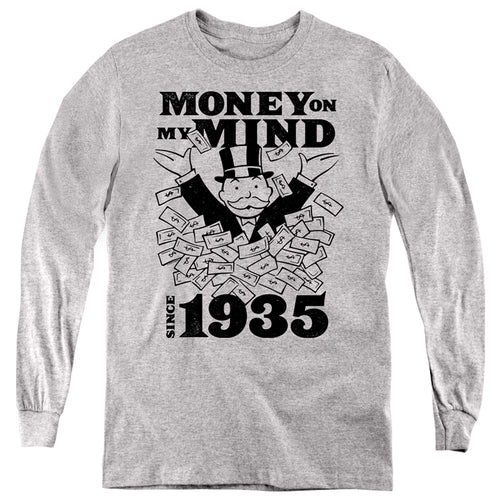 Monopoly Money Mind Since 35 Youth Long Sleeve T-Shirt