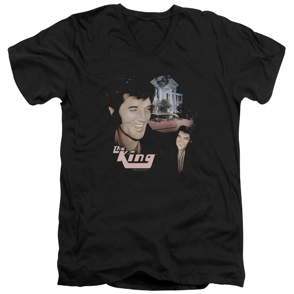 Elvis Presley Home Sweet Home V-Neck T-Shirt