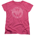 DC Comics Tattered Emblem Womens T-Shirt