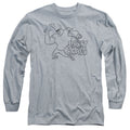 Johnny Bravo Jb Line Art Long Sleeve T-Shirt
