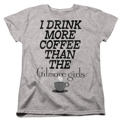 Gilmore Girls More Coffee Womens T-Shirt