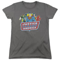 DC Comics 8 Bit League Womens T-Shirt