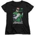 Justice League Fist Flare Womens T-Shirt