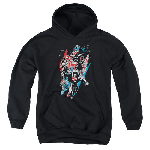 Batman v Superman Ripped Trio 2 Youth Hoodie