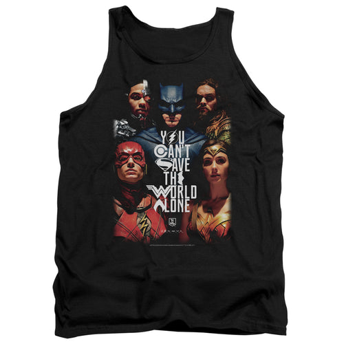 Justice League Save The World Poster Tank Top