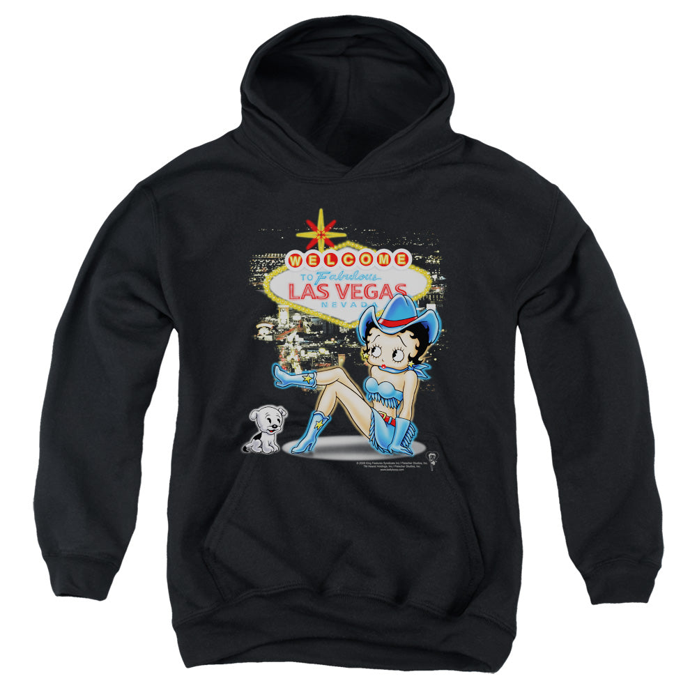 Betty Boop Welcome Las Vegas Youth Hoodie