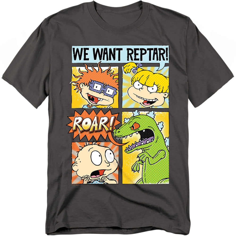 Rugrats We Want Reptar! Comic T-Shirt