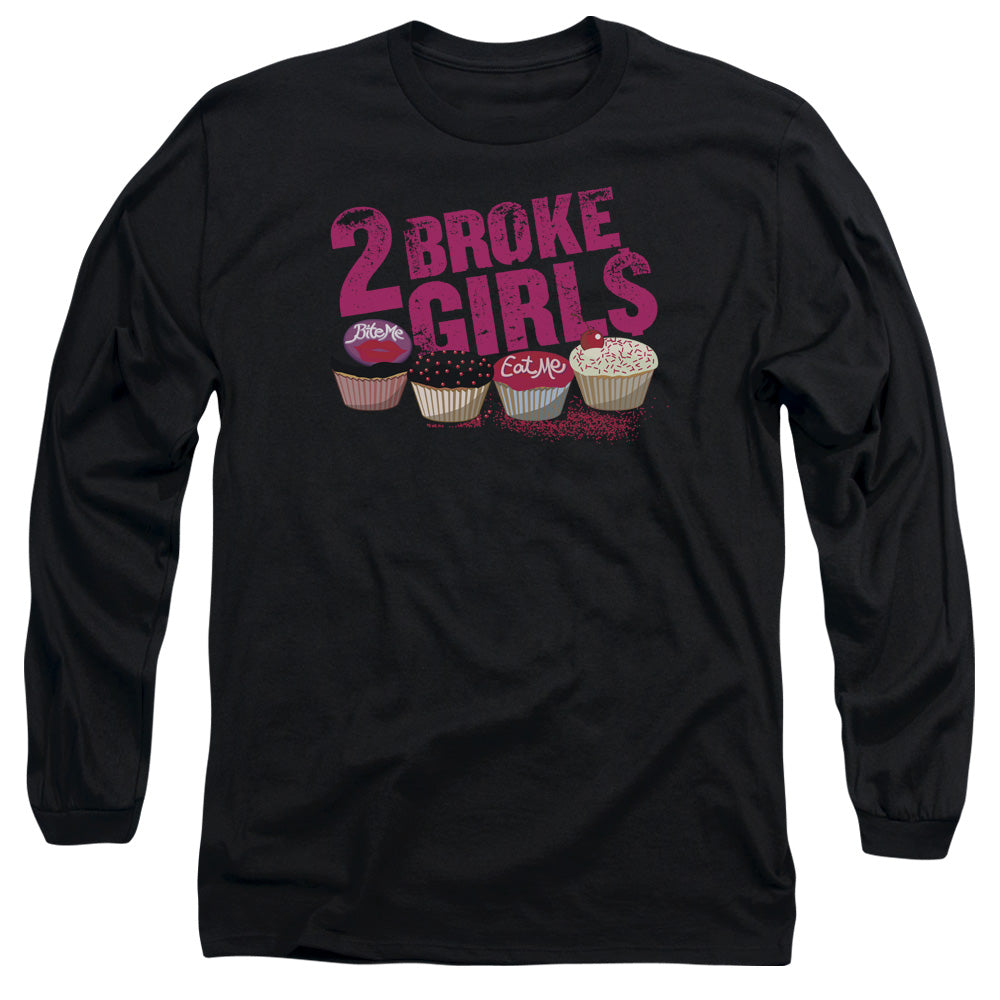 2 Broke Girls Cupcakes Long Sleeve T-Shirt