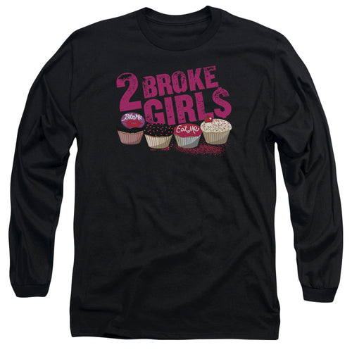 2 Broke Girls Cupcakes Long Sleeve T-Shirt