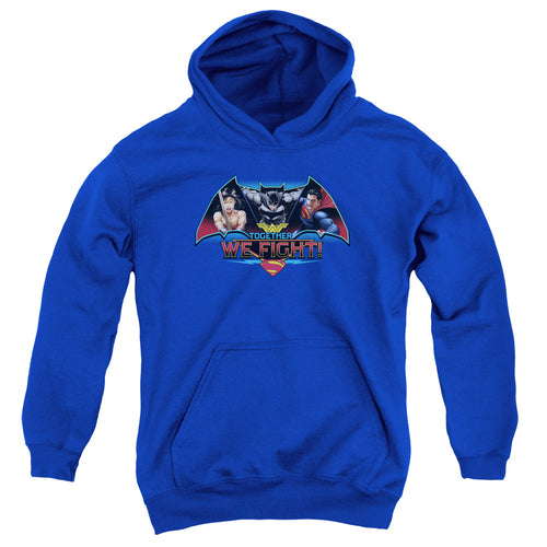 Batman v Superman Together We Fight Youth Hoodie