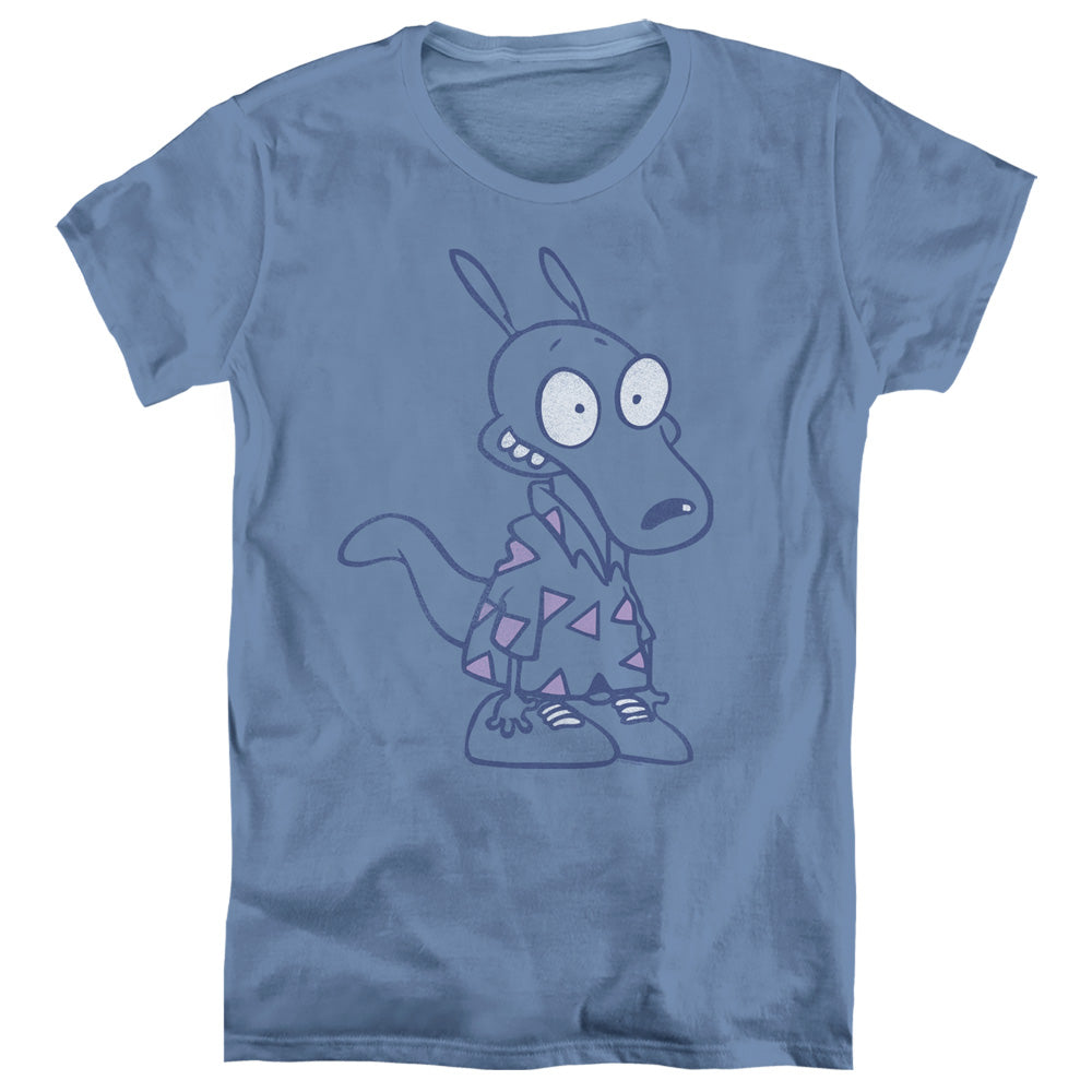 Rocko's Modern Life Outline Womens T-Shirt
