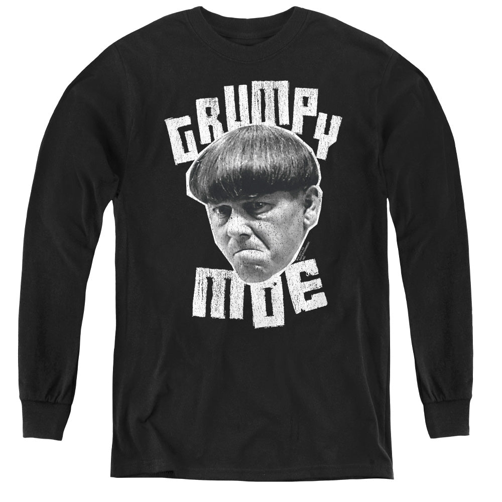 The Three Stooges Grumpy Moe Youth Long Sleeve T-Shirt