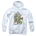 Teenage Mutant Ninja Turtles Shredder and Turtles Comic Youth Hoodie