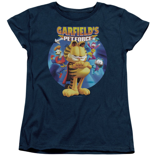 Garfield Dvd Art Womens T-Shirt