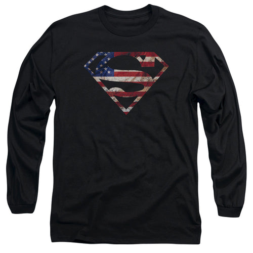 Superman Super Patriot Long Sleeve T-Shirt