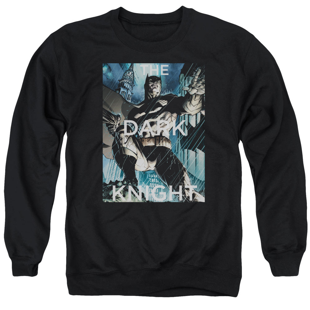 Batman Fighting The Storm Crewneck Sweatshirt