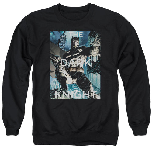 Batman Fighting The Storm Crewneck Sweatshirt