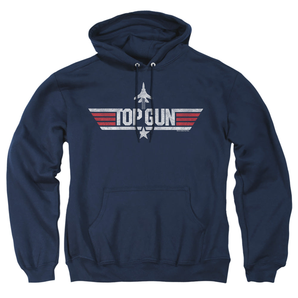 Top Gun Logo Navy Pullover Hoodie