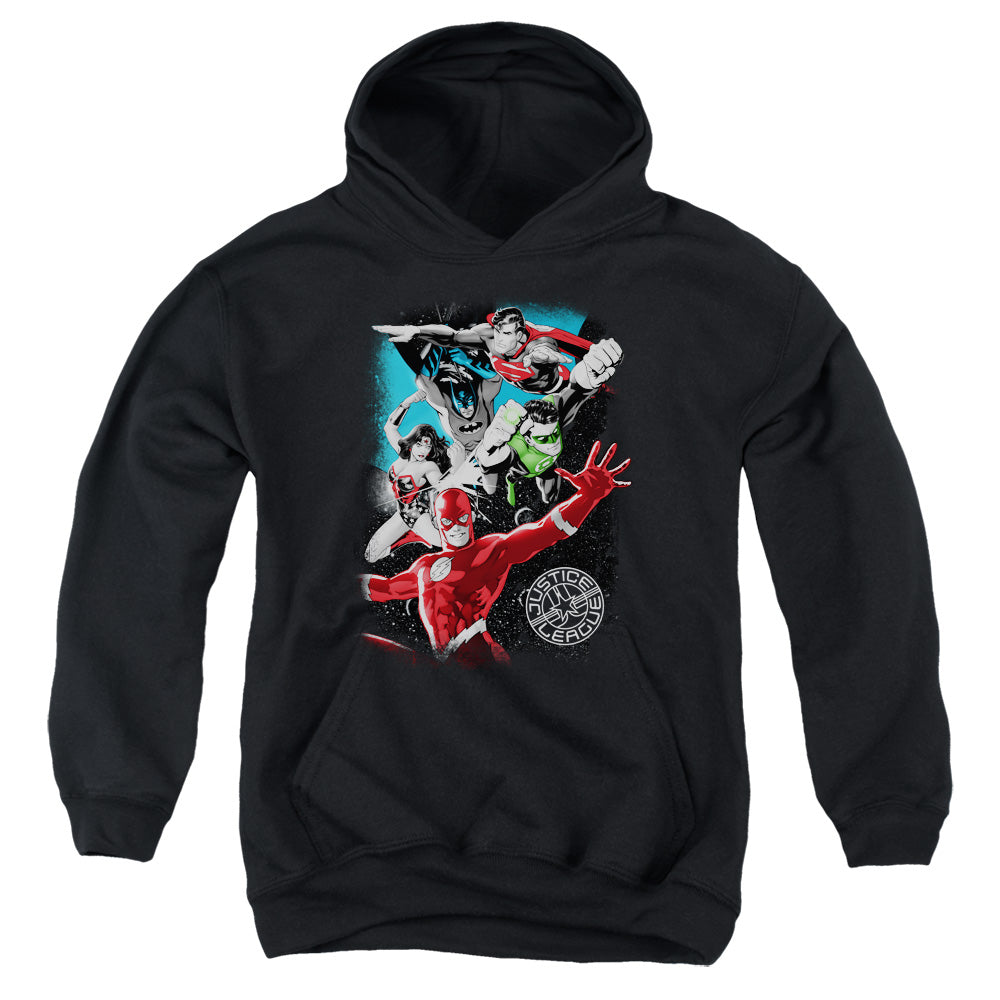 Justice League Galactic Attack Youth Hoodie