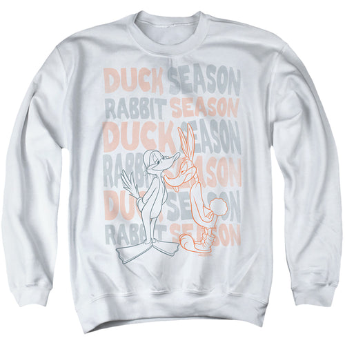 Looney Tunes Duck Season Rabbit Season Crewneck Sweatshirt