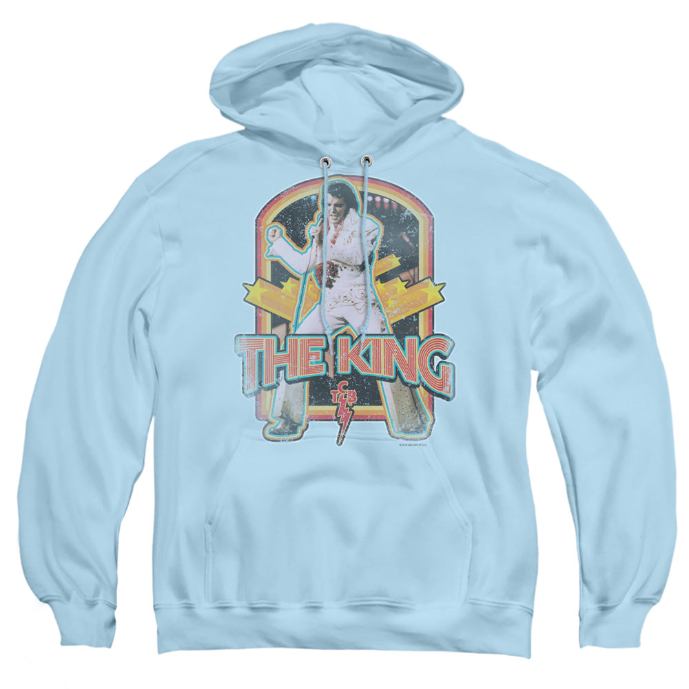 Elvis Presley Distressed King Pullover Hoodie