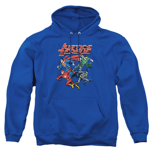Justice League Pixel League Pullover Hoodie