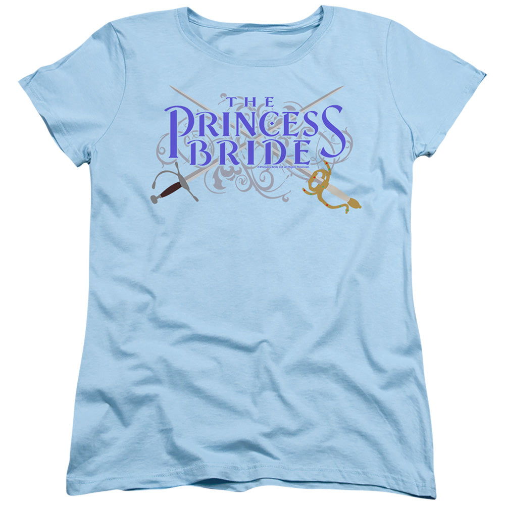The Princess Bride Swords Light Blue Womens T-Shirt