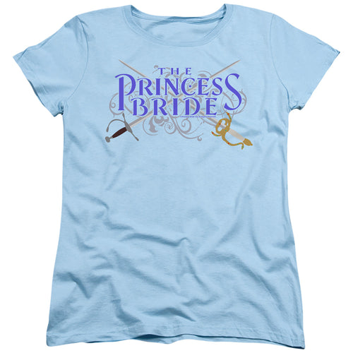 The Princess Bride Swords Light Blue Womens T-Shirt