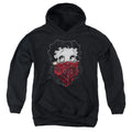 Betty Boop Bandana & Roses Youth Hoodie