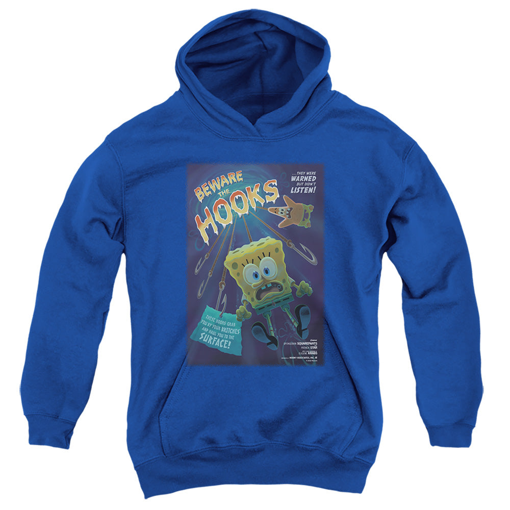 Spongebob Squarepants Beware the Hooks Youth Hoodie