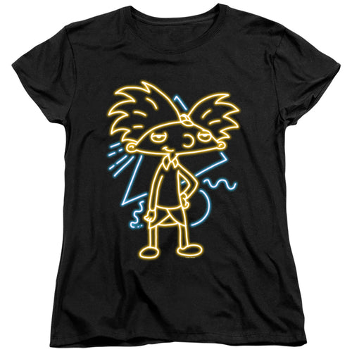 Hey Arnold Hey Arnold Neon Womens T-Shirt