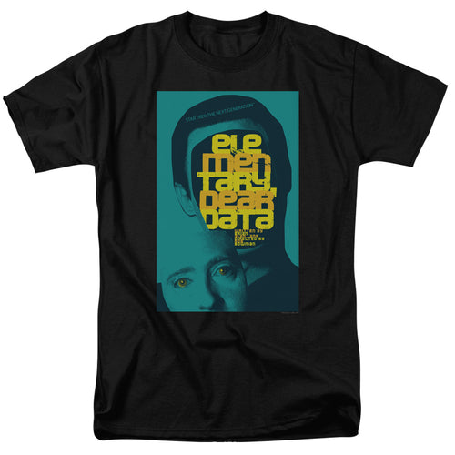 Star Trek Elementary Dear Data Black T-Shirt