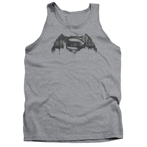 Batman v Superman Cityscape Logo Tank Top