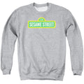 Sesame Street Logo Athletic Heather Crewneck Sweatshirt
