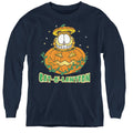 Garfield Cat O Lantern Youth Long Sleeve T-Shirt