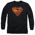 Superman Hot Metal Long Sleeve T-Shirt