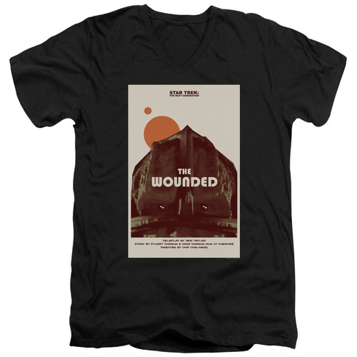 Star Trek The Wounded Black V-Neck T-Shirt