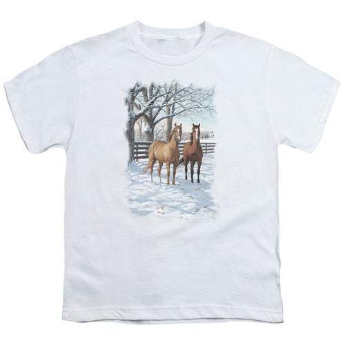Wild Wings Coffee and Chocolate Horses Youth/Toddler T-Shirt