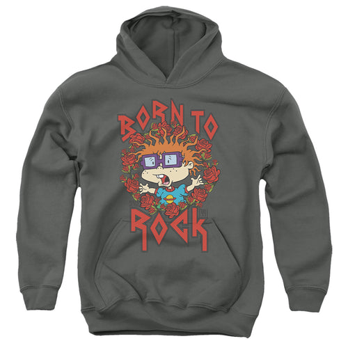 Rugrats Chuckie Was Born to Rock Youth Hoodie