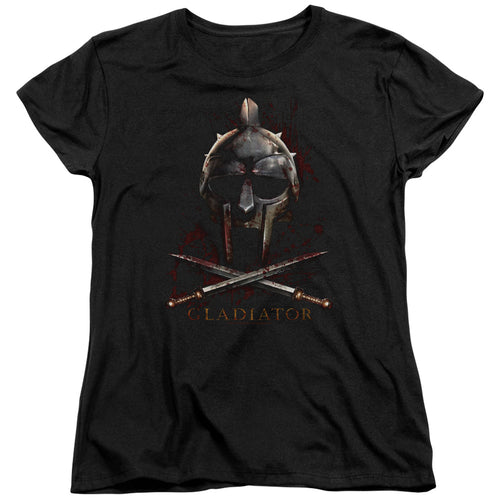 Gladiator Helmet Womens T-Shirt