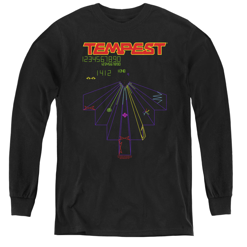 Atari Tempest Screen Youth Long Sleeve T-Shirt