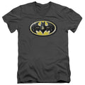 Batman Bat Mech Logo V-Neck T-Shirt