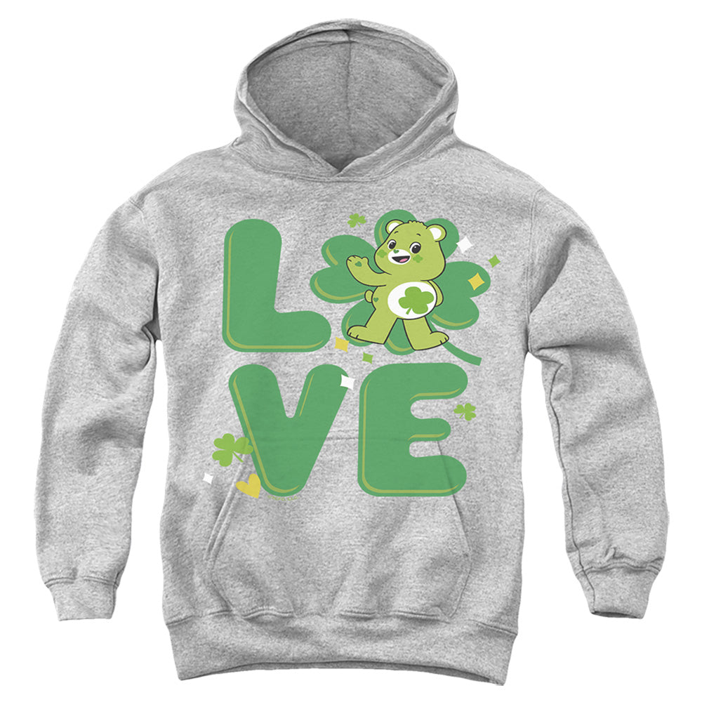 Care Bears Good Luck Bear Love St. Patrick'S Day Youth Hoodie