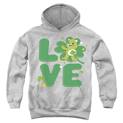 Care Bears Good Luck Bear Love St. Patrick'S Day Youth Hoodie