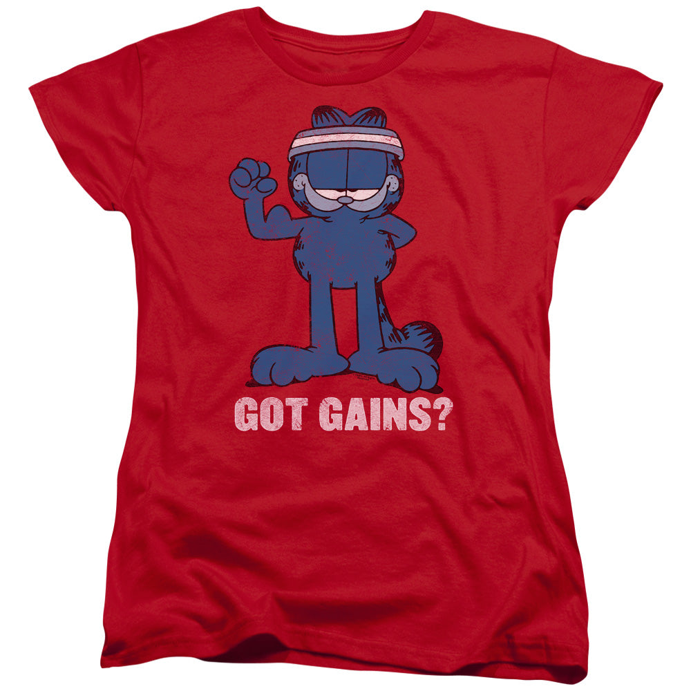 Garfield Got Gains Womens T-Shirt