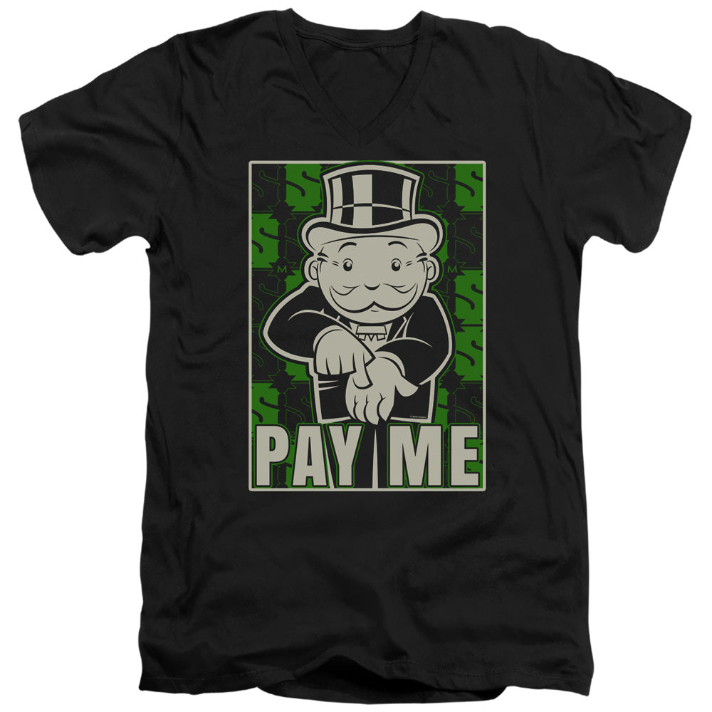 Monopoly Pay Me V-Neck T-Shirt