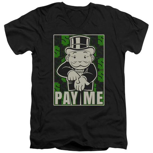 Monopoly Pay Me V-Neck T-Shirt