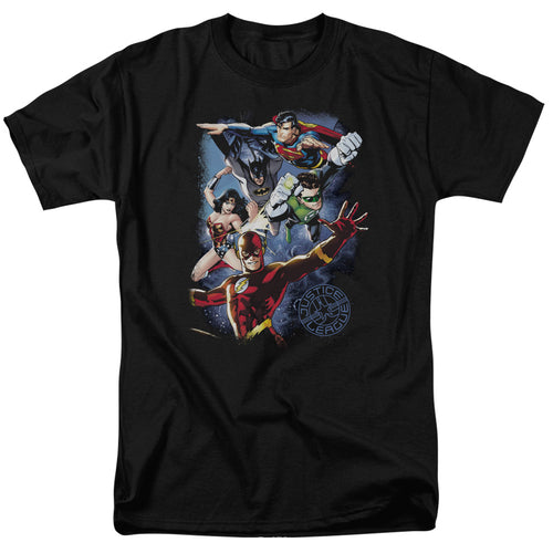Justice League Galactic Attack Color T-Shirt
