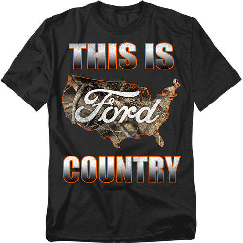 Ford Go Further Orange Camo T-Shirt